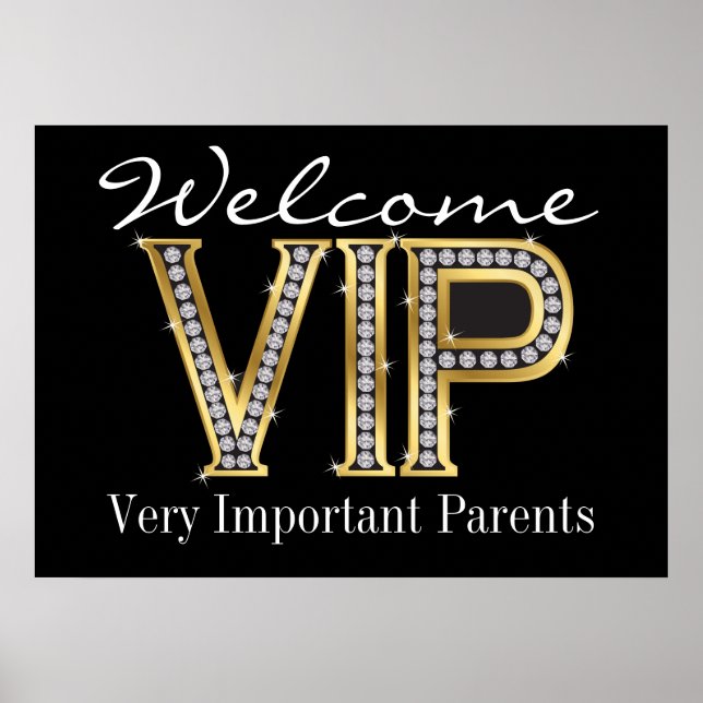 School VIP Parents Welcome Poster (Front)