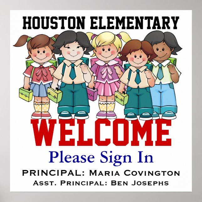School Welcome - SRF Poster (Front)