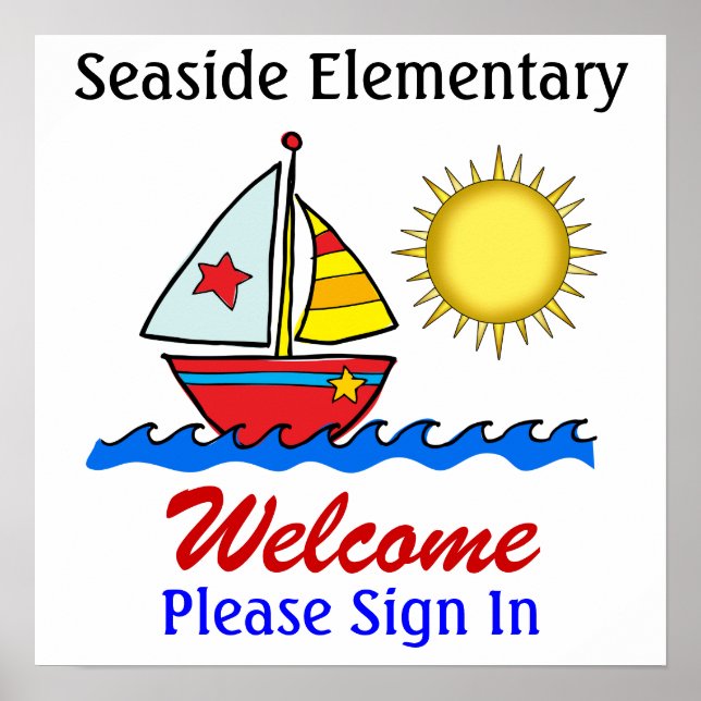 School Welcome - SRF Poster (Front)