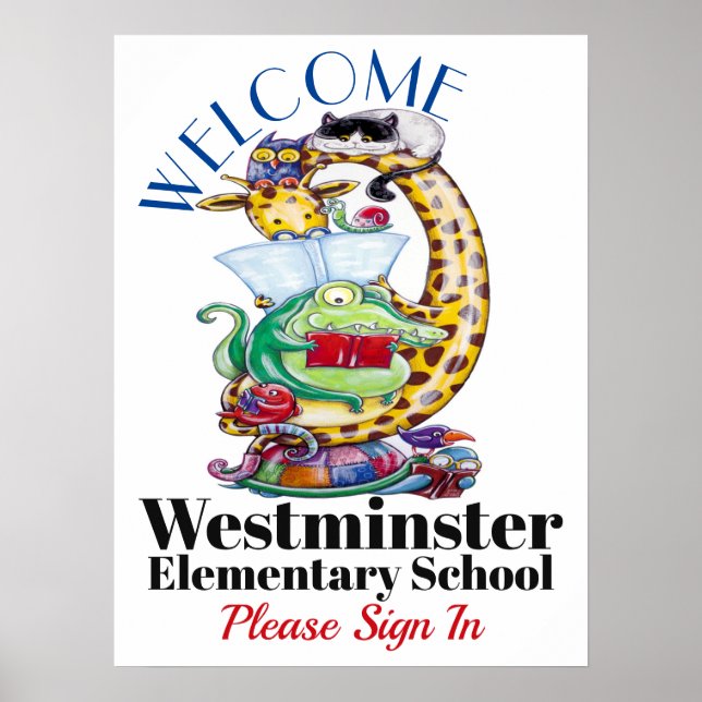 School Welcome - SRF Poster (Front)