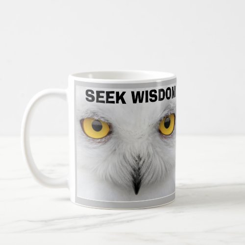 SCHOOL WISDOM OWL  COFFEE MUG