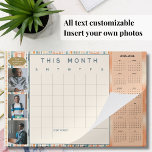School Year Calendar for Families 2025-2026 Paper Pad<br><div class="desc">This boho style large monthly desk calendar will keep you and your family organized for the 2025-2026 school year. Back to school season brings with it so many special events and dates to remember, which is why I have given the most space to a large monthly calendar where you can...</div>