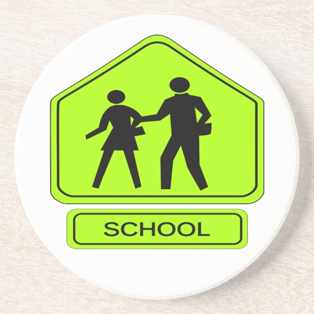 School Zone Coaster (Front)