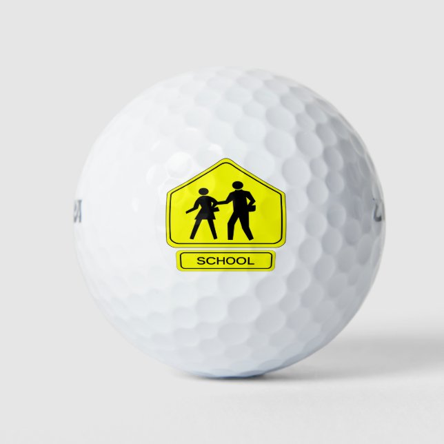 School Zone Golf Balls (Front)