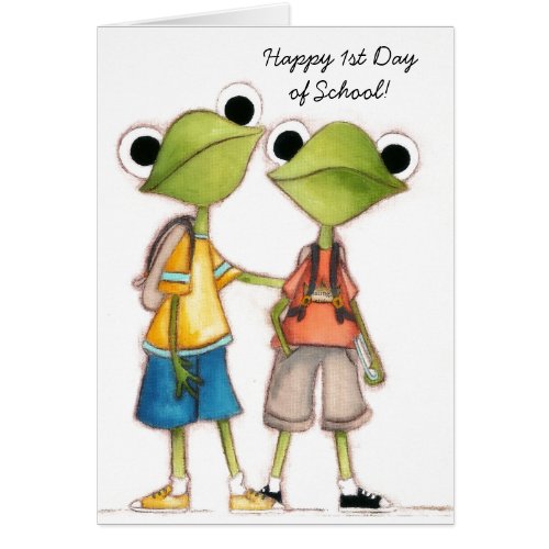 Schoolboys _ First Day of School Card