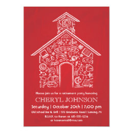 teacher retirement invitations