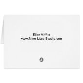 Schools In - Sumi-e Salmon Cards (Back Horizontal)
