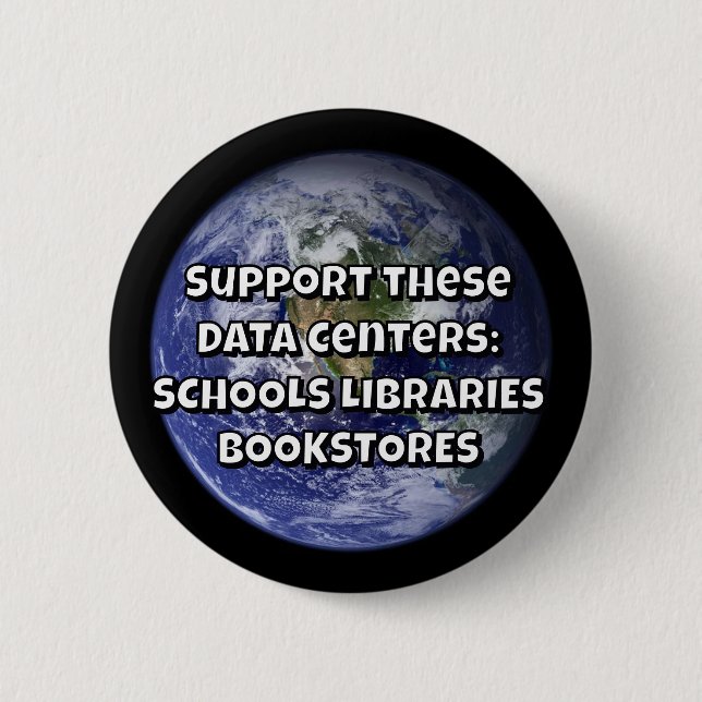 Schools Libraries Bookstores Button (Front)