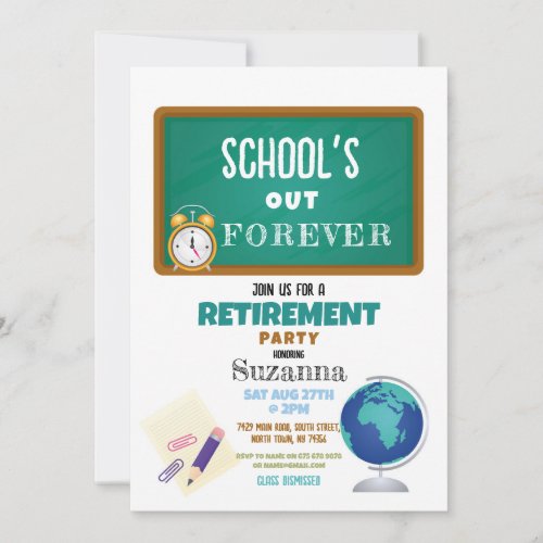 Schools Our Forever Retirement Party Teacher