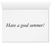 School's Out Cards (Inside Horizontal (Bottom))