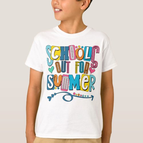 Schools Out For Summer End Of School Year T_Shirt