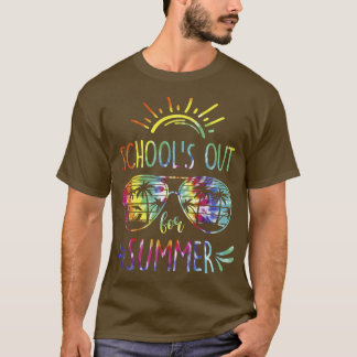 Schools Out For Summer Glasses Last Day Of School T-Shirt