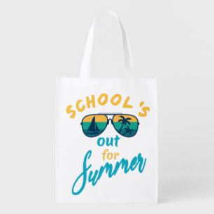 School's out for summer grocery bag