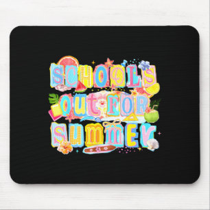 School's out for summer happy last day of school mouse pad