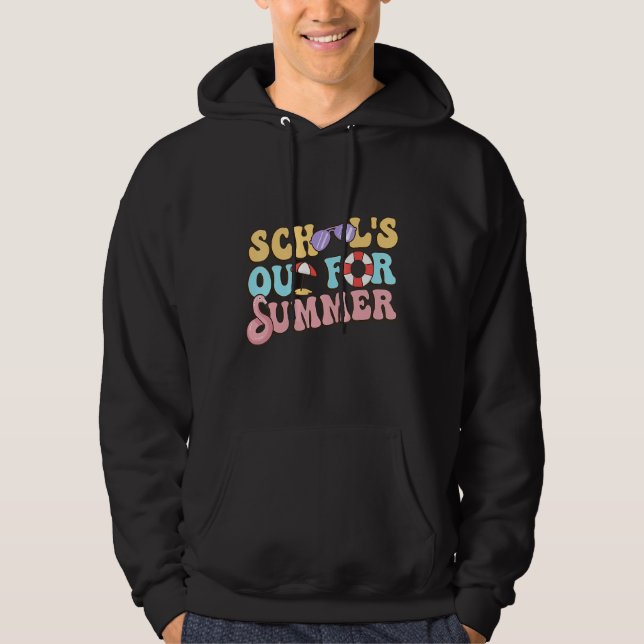 Schools Out For Summer Happy Last Day Of School Te Hoodie (Front)