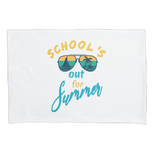 School's out for summer pillow case