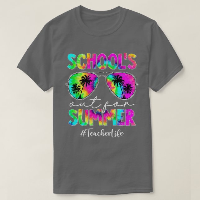 Schools Out For Summer st Grade Teacher Vacation T-Shirt (Design Front)