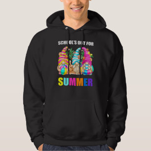 School's Out For Summer Teacher Gnome Vacation Hoodie