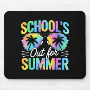 Schools Out For Summer Tie Dye Last Day Of School Mouse Pad
