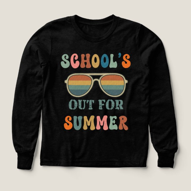 School's out for summer Tri-Blend shirts (Design Front)