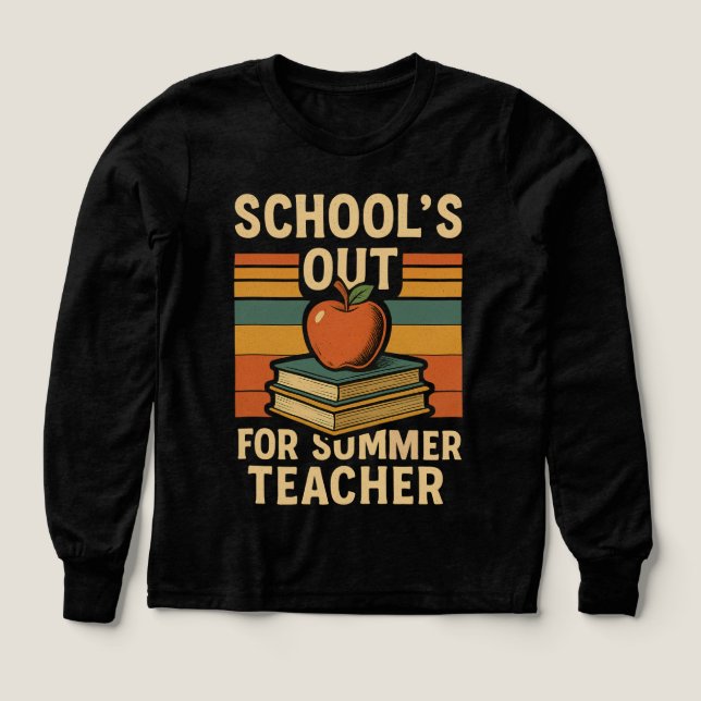School's out for summer Tri-Blend shirts (Design Front)