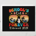 Schools Out Forever Retired Teacher Last Day 2024 Letterhead<br><div class="desc">Schools Out Forever Retired Teacher Last Day 2024</div>