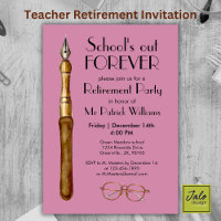 School's Out Forever Vintage Teachers Retirement 