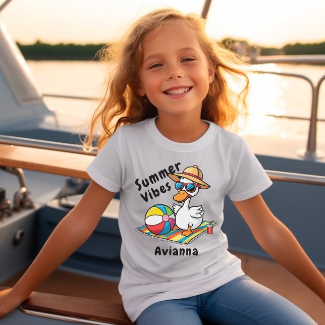 Schools Out Summer Fun Silly Goose T-Shirt (Creator Uploaded)