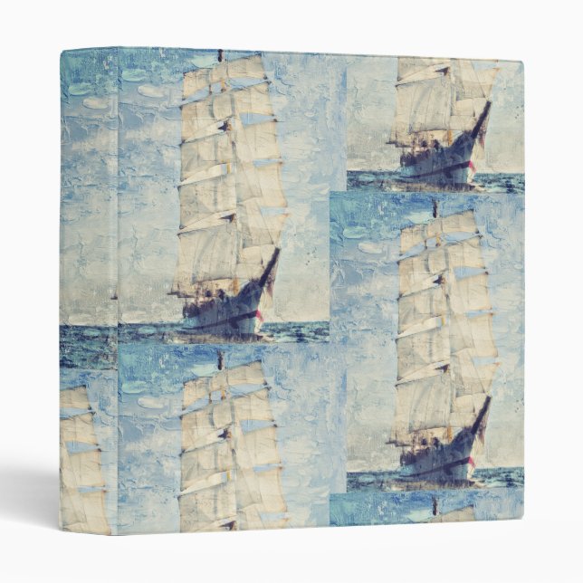 Schooner 3 Ring Binder (Front/Spine)