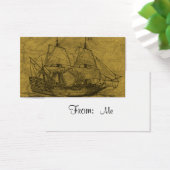 Schooner And Vintage Map (Desk)