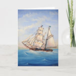 Schooner Father&#39;s Day Card at Zazzle
