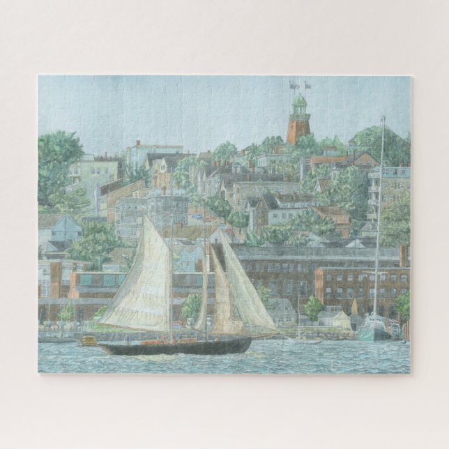 Schooner in Casco Bay 520pc Puzzle (Horizontal)