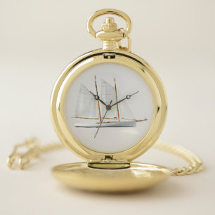 Schooner Pocket Watch