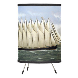 Schooner Thomas W Lawson 1900s Tripod Lamp