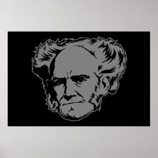 Schopenhauer Portrait Poster