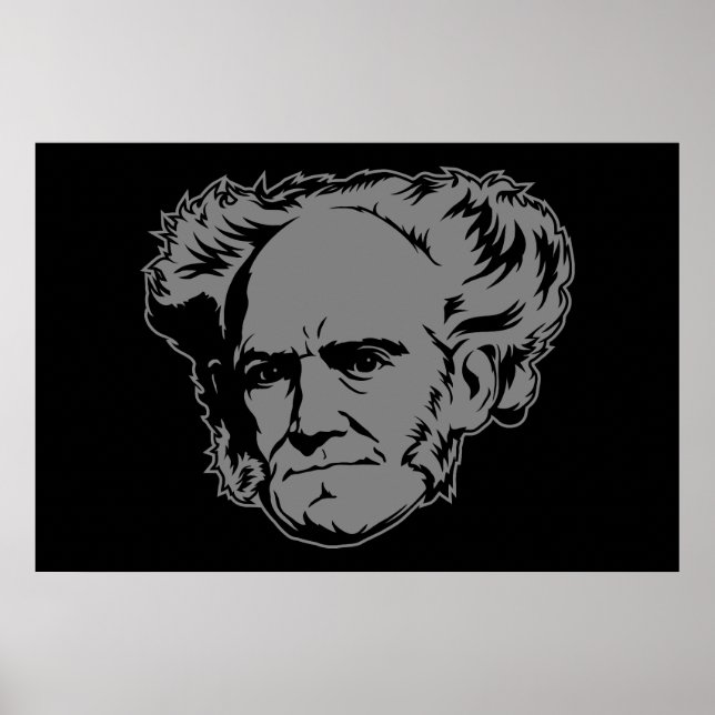 Schopenhauer Portrait Poster (Front)