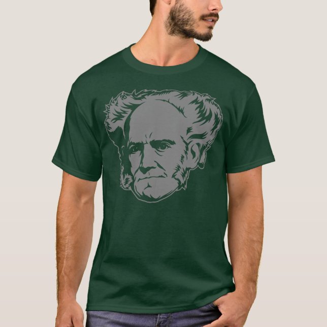 Schopenhauer Portrait T-Shirt (Front)