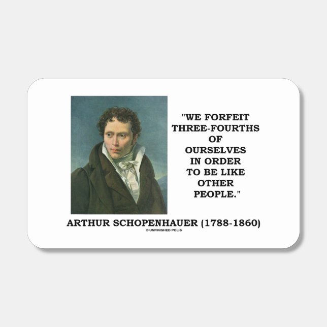 Schopenhauer We Forfeit Three-Fourths Ourselves Matchboxes (Front)