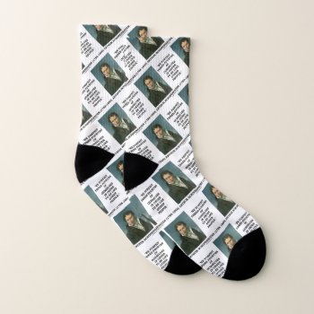 Schopenhauer We Forfeit Three-fourths Ourselves Socks by unfinishedpolis at Zazzle