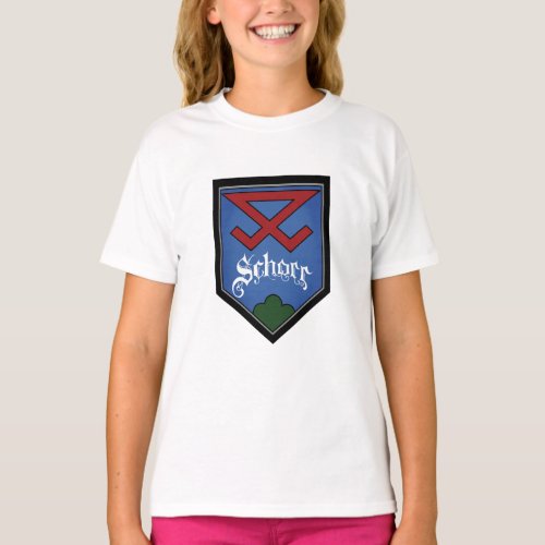 Schorr Shield Center girls T_Shirt