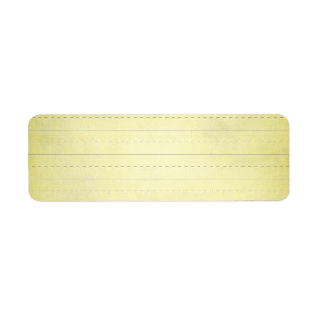 SCHPPR light YELLOW SCHOOL LINED PAPER EDUCATION B Label (Front)