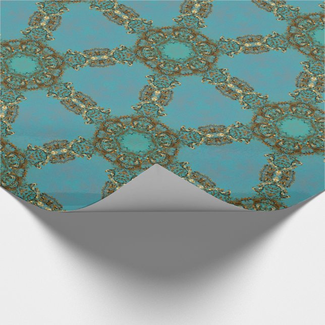 Schreierphaele Glossy Baroque Elegance Wrapping Paper (Corner)