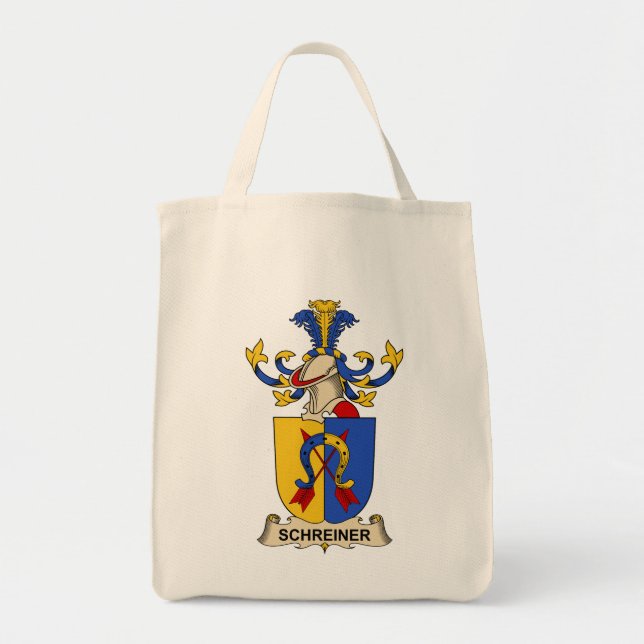 Schreiner Family Crest Tote Bag (Front)