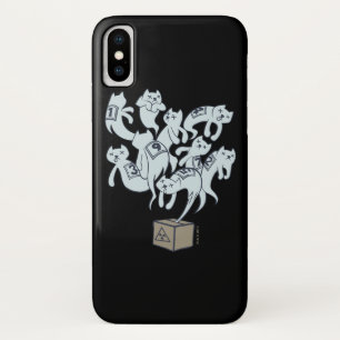 Schrödinger Cat 9 Lives iPhone X Case