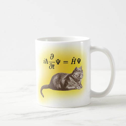 Schrodinger cat coffee mug