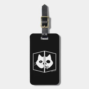 Schrödinger Cat Graphic Luggage Tag