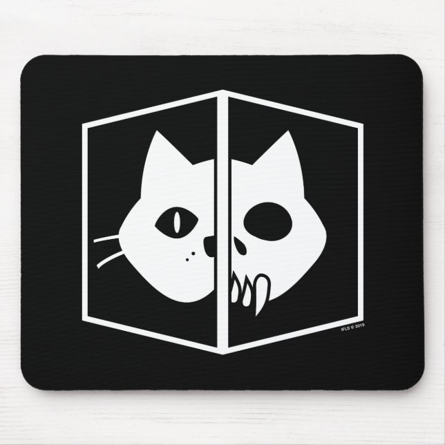 Schrödinger Cat Graphic Mouse Pad (Front)