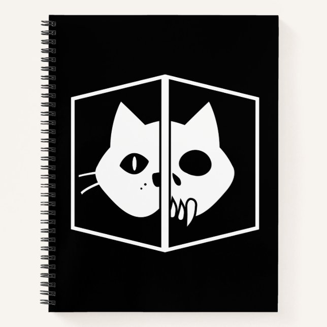 Schrödinger Cat Graphic Notebook (Front)