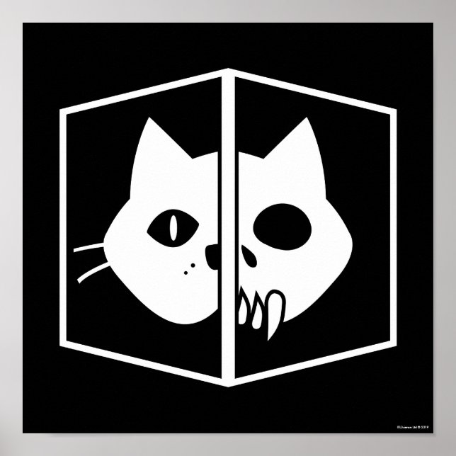 Schrödinger Cat Graphic Poster (Front)