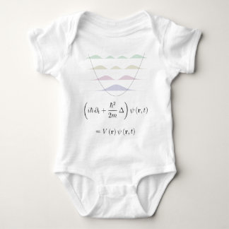 Schrodinger equation, harmonic potential baby bodysuit